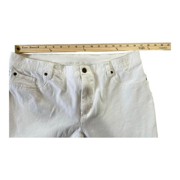 Chicos Pants Size Chicos 3 Short US 16 Short XL short Elastic Waist - Picture 6 of 8